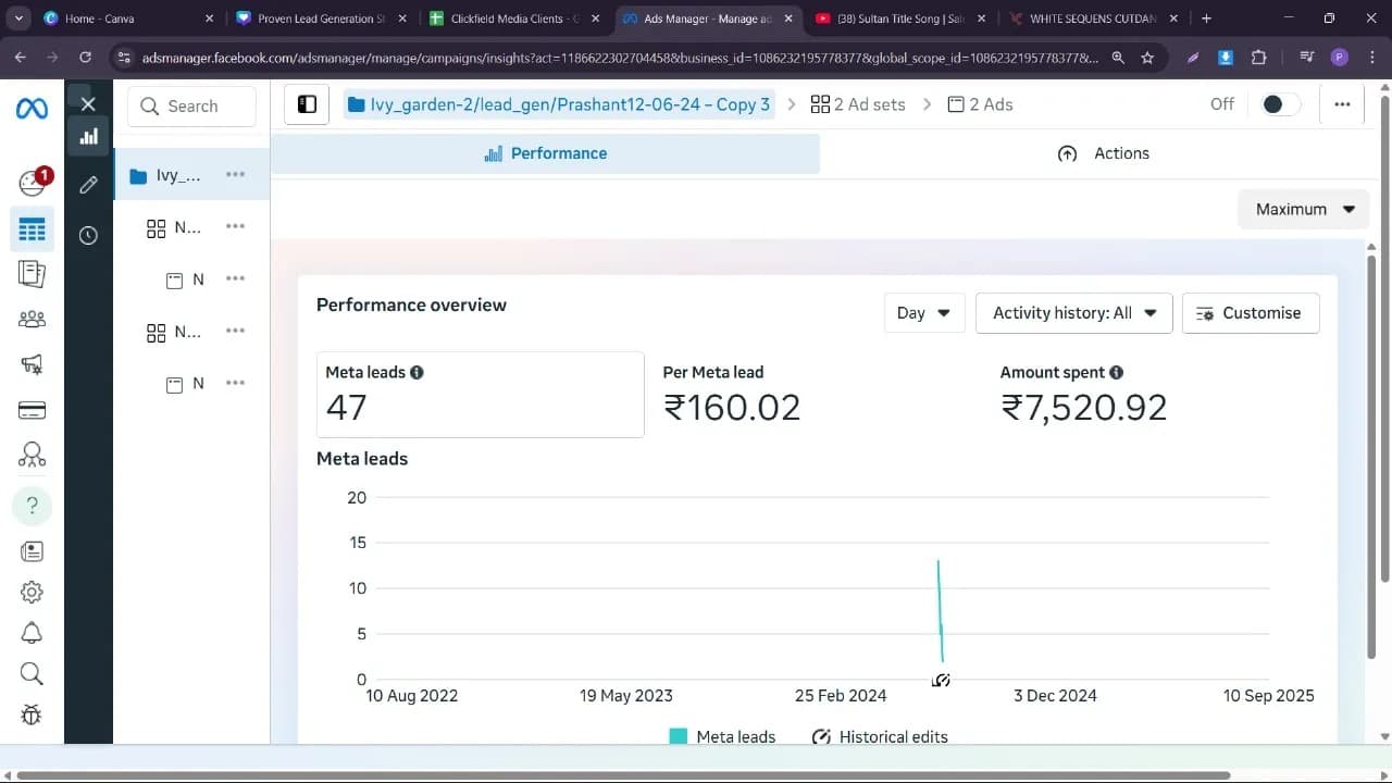 Live campaign dashboard 13